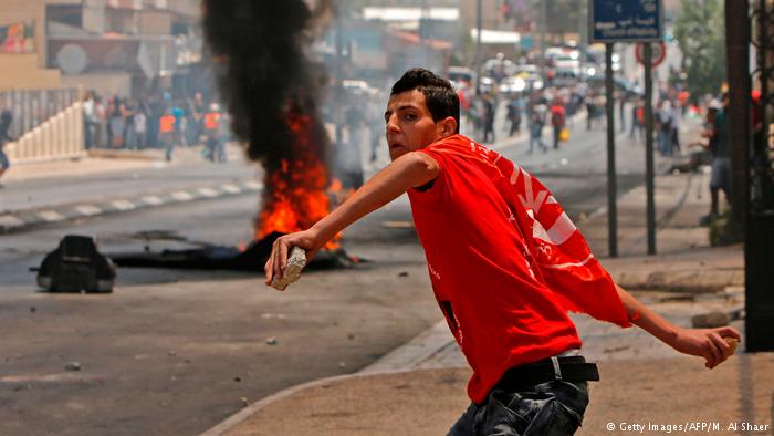 Столкновения с израильской армией на западном берегу реки Иордан